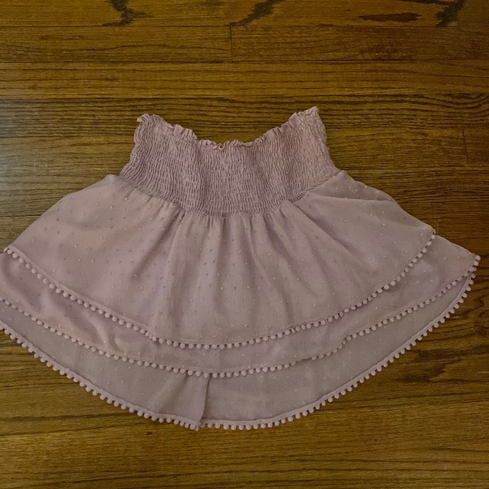 Planet blue purple mini skirt